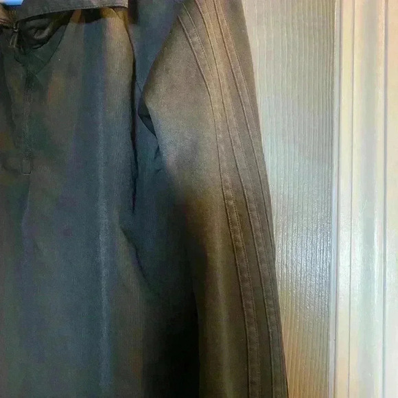 Adidas Mens Climawarm 1/4 zip pullover Hooded Jacket in black size Large - Picture 4 of 10